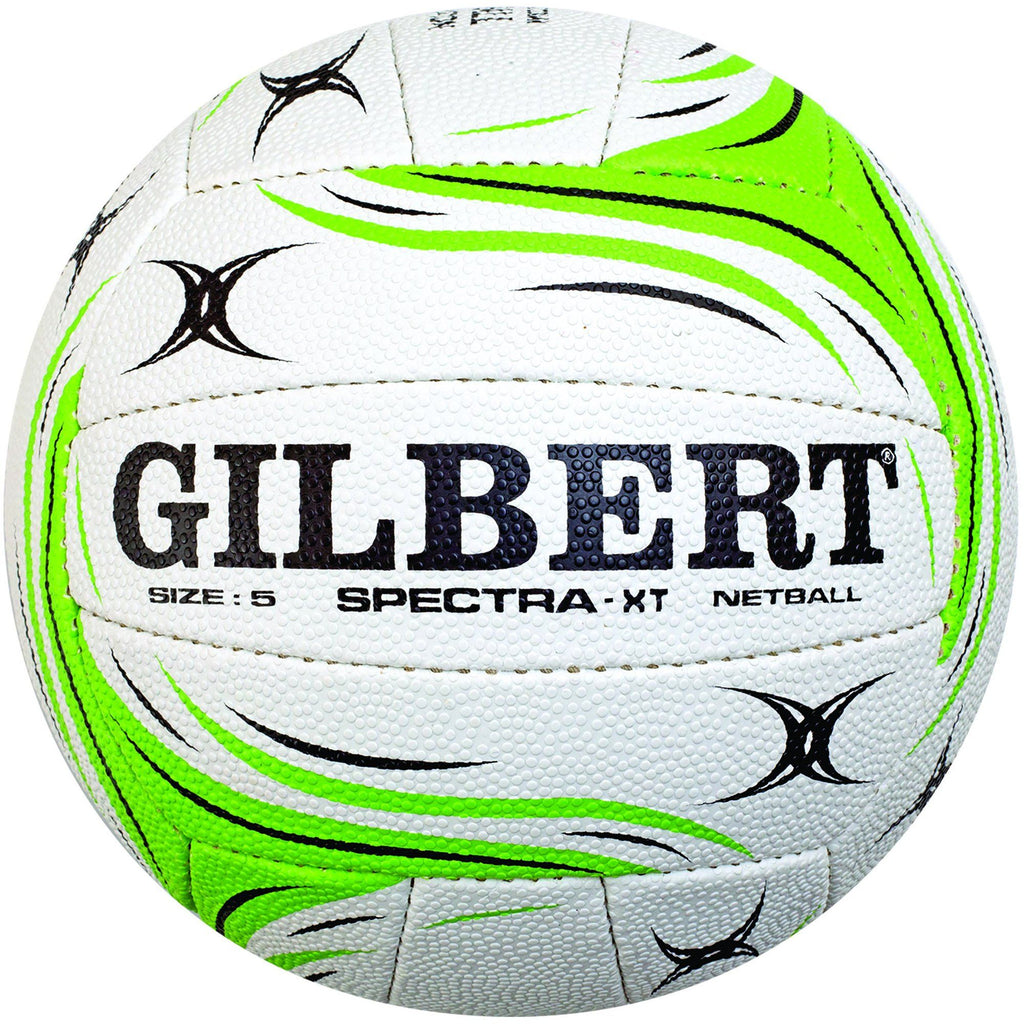 Gilbert Spectra XT Netball Matchball (White/Green)