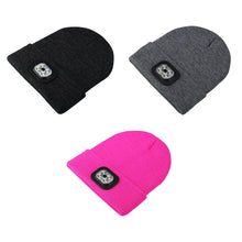 Load image into Gallery viewer, LED Lighted Beanie Hat