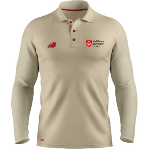 Middlesex University CC LS Cricket Shirt (Angora)