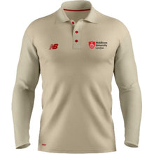 Load image into Gallery viewer, Middlesex University CC LS Cricket Shirt (Angora)