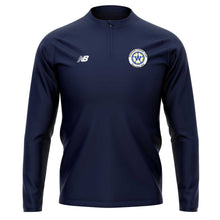 Load image into Gallery viewer, Whitkirk CC New Balance Teamwear Training 1/4 Zip Knitted Midlayer (Navy)