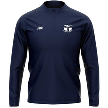 Load image into Gallery viewer, Tata Steel CC New Balance Teamwear Slim Fit Training 1/4 Zip Knitted Midlayer (Navy)