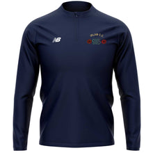Load image into Gallery viewer, Irlam CC New Balance Teamwear Slim Fit Training 1/4 Zip Knitted Midlayer (Navy)