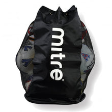 Load image into Gallery viewer, Mitre Mesh Football Bag 12 (Black)
