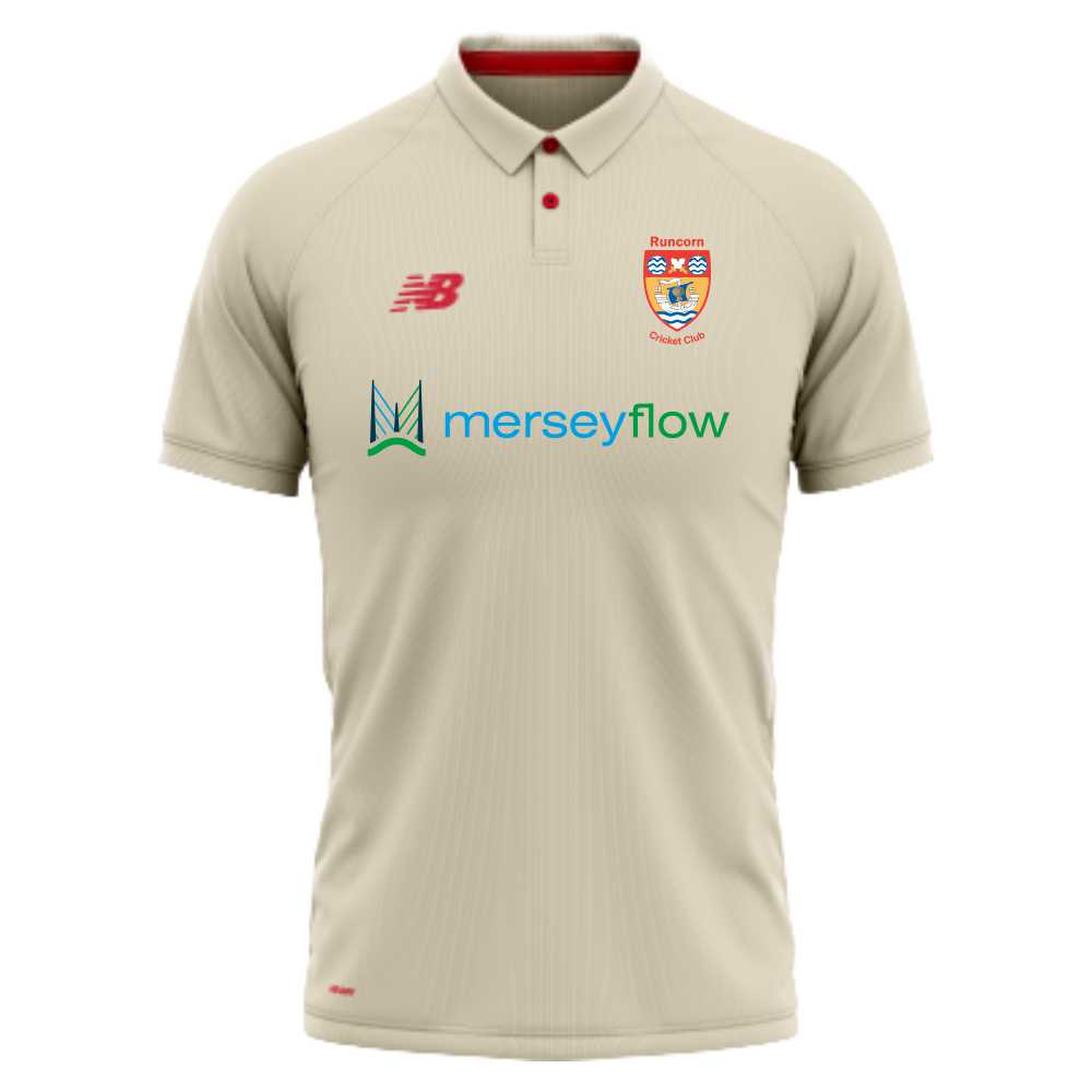Runcorn CC New Balance SS Cricket Shirt (Angora)
