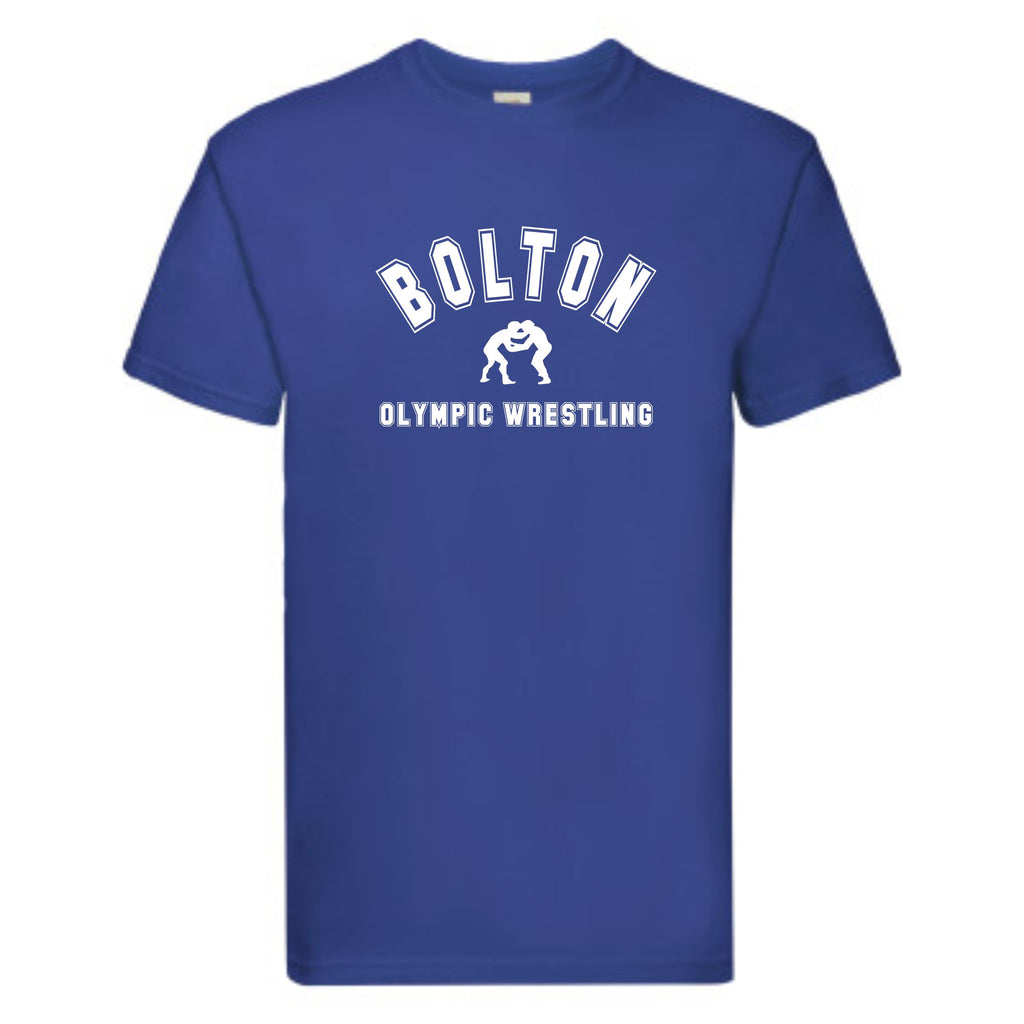 Bolton Olympic Wrestling Club Premium T-Shirt (Royal Blue)
