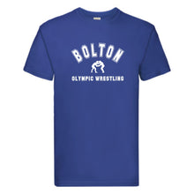 Load image into Gallery viewer, Bolton Olympic Wrestling Club Premium T-Shirt (Royal Blue)