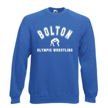 Load image into Gallery viewer, Bolton Olympic Wrestling Club Junior Training Sweater (Royal Blue)